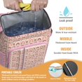 thumbnail image 2 of Travel Cooler Bag - Boho Bohemia Rainbow Camping Beer Cooler Backpack with Bottle Opener- Waterproof Insulated Picnic Backpacks - Cooler Bag for Beach, 2 of 6