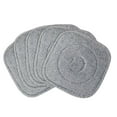 thumbnail image 3 of 5 Pack 8.66 Inch Square Microfiber Mop Pad Flat Mop Pads Replacement Mop Replacement Pads for Square Spin Mop and Bucket Gray, 3 of 11