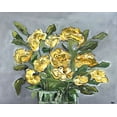 thumbnail image 2 of Chapman, Marcy 32x26 Gold Ornate Wood Framed with Double Matting Museum Art Print Titled - Yellow Farmhouse Bouquet, 2 of 4