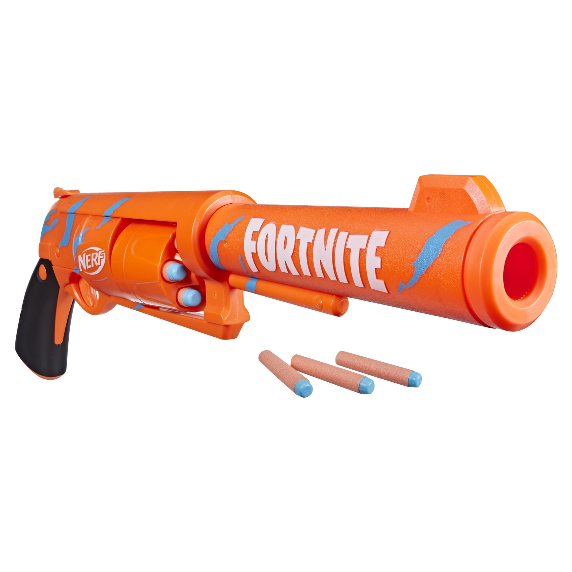 Lançador de Dardos Nerf Fortnite 6-SH Hasbro 7 Peças com