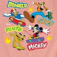 thumbnail image 3 of Disney - Mickey Mouse & Friends Skater Crew - Toddler & Youth Girls Short Sleeve Graphic T-Shirt, 3 of 5