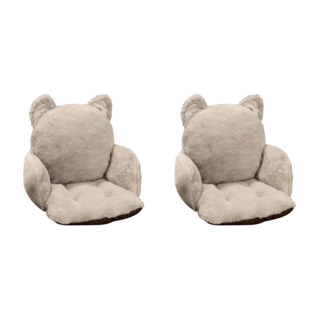Matsuzay Cojín de asiento de silla de otoño de estilo de dibujos animados, almohada de apoyo portátil para glúteos, almohadas para aliviar Type3 NO3
