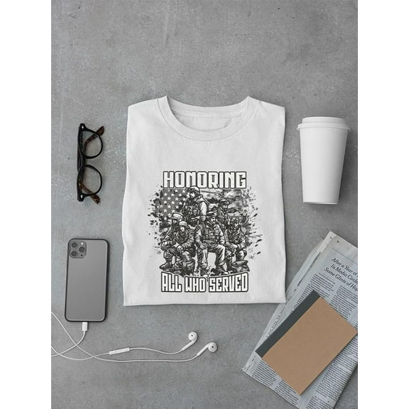 Honoring All Who Served T-shirt Men's -SmartPrintsInk Designs