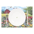 thumbnail image 2 of Ryvnso Placemats Set of 4 Cardinal Bird Truck Farm Dining Mats Heat-Resistant Non-Slip Washable Table Mat, 2 of 8