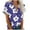 Purple, variant on DianGeFu Women’s Plus Size Short-Sleeve Button-Front Camp Shirt,Fashion Women's Regular Casual Comfort Hawaii Printed Short Sleeved BlousesTop,Purple,S