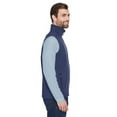 thumbnail image 3 of CORE365 CE701 Men's Cruise Two-Layer Fleece Bonded Soft Shell Vest-Classic Navy-2XL, 3 of 3