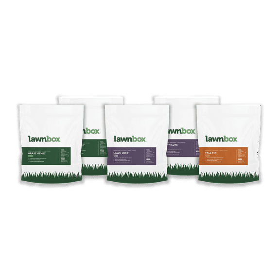 The Andersons Lawnbox Southern Full Season Organic Fertilizer Program - Covers up to 2,500 sq ft