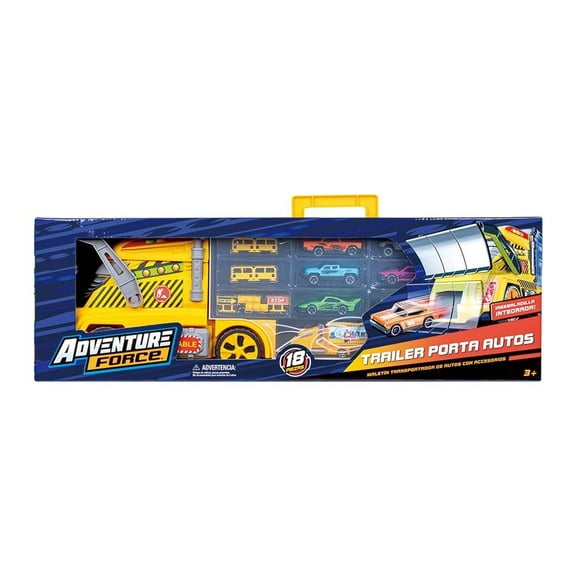 Trailer Adventure Force Mini Carros Amarillo