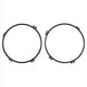 thumbnail image 1 of 2Pcs for Jk Tj 07-17 7-Inch Led Headlight Round Ring Mounting Bracket for Headlight Mounting Lamp Holders Black, 1 of 5
