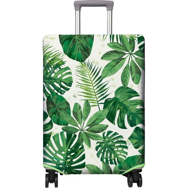 Travel Luggage Cover Suitcase Protector Fits 18-32 Inch Luggage Wheel Covers Patterned Travel Related Items Flower Luggage Protector Elastic Luggage Anti-scratch Suitcase Cover L