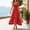 (Fashion 51)Red, variant on Aimik Women's Sleeveless V-Neck Ruffle Maxi Dress High Low Hem Tiered Flowy Romantic Summer Beach Dress