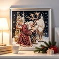 thumbnail image 6 of Christmas DIY Pearl Diamond Art Kits for Adults, Winter Angel Santa Reindeer Holiday Diamond Art Set, 3D Embossed Handmade Canvas Art, Home Wall Desktop Decor, Stress Relief Craft & Xmas Gift, 6 of 6