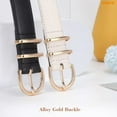 thumbnail image 5 of WHIPPY Women Leather Belts Ladies Dresses Belt for Jeans 2 Pack, 5 of 8