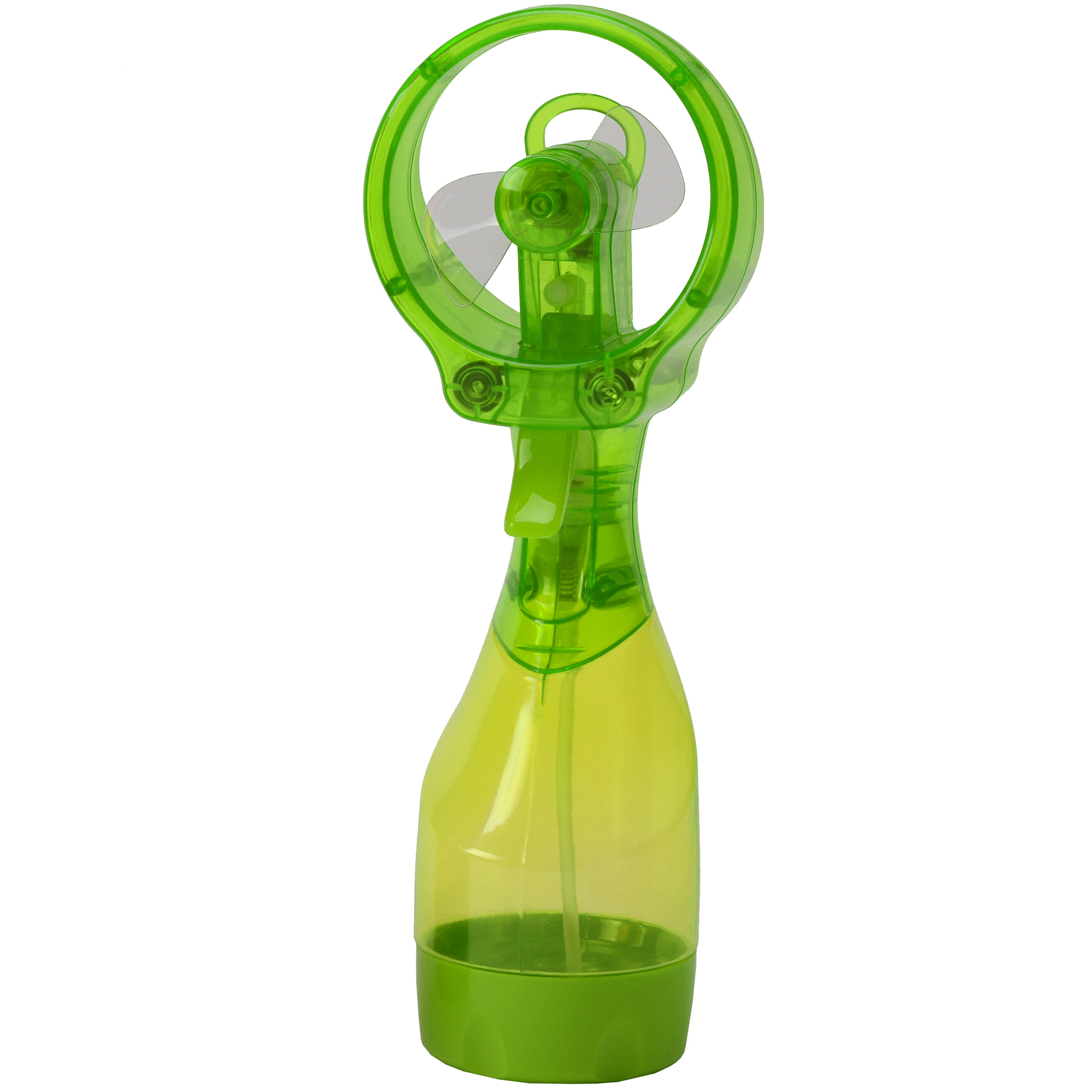 O2COOL 3.5 inch Battery Powered Misting Fan for Personal Cooling, Green