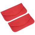 thumbnail image 1 of Unique Bargains Faraday Bag, 2Pcs RFID Signal Blocking Pouch Wallet 7.87 Inch Anti-Radiation Anti-Tracking Anti-Spying, Red, 1 of 5