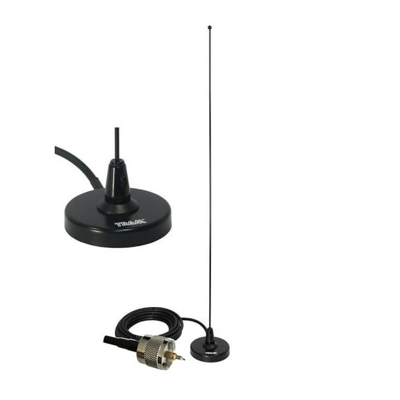 VHF Antenna With 2.5" Magnet Mount PL259 For Mobile Radio Unity Tram 1000-CUHF