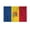 4x6 ft Nylon Flag, variant on AGAS Moldova Flag 12x18 inch - 24" Wood Pole 100% Polyester Double Stitched Moldovan National Mini Handheld Flag