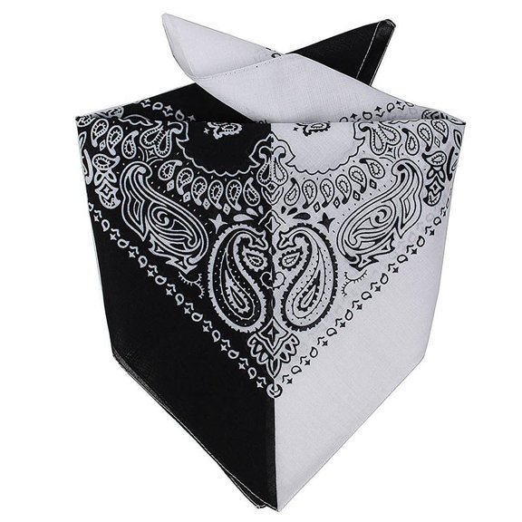 Hip Hop Cotton Paisley Bandanas Double Sided Head Wrap Sell Scarf Wristband L4U4