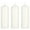 White, variant on Mega Candles Unscented 2-Wick 2" x 6" Round Pillar Candle, White, 6 Pieces