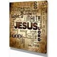 thumbnail image 3 of Design Art - Jesus' word cloud in grunge background, 3 of 4