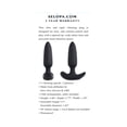 thumbnail image 7 of Selopa Black Beauty Vibrating Silicone Anal Sex Toy with Remote Control, Black, 7 of 7