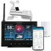 AcuRite Iris (5-in-1) Professional Weather Station with High-Definition Display, Built-In Barometer, and AcuRite Access for Remote Monitoring and Alerts, Compatible with Alexa, Black (01151M)