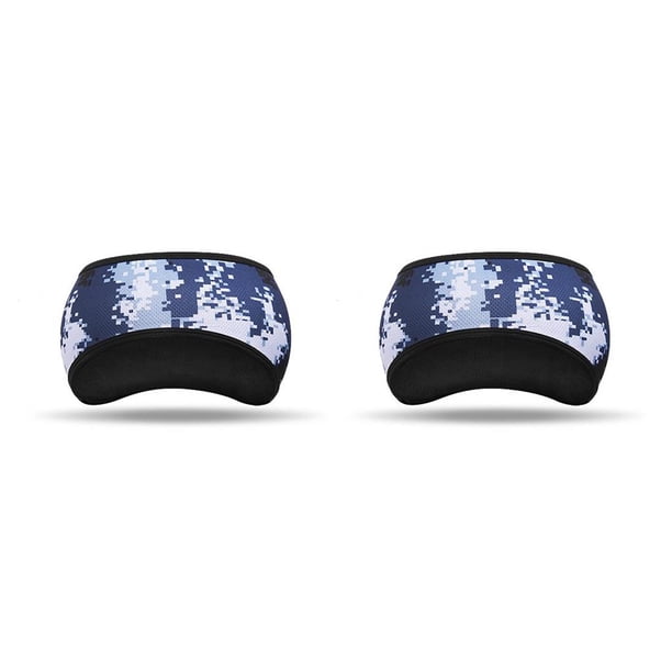 Sonducket Diadema de invierno cómoda protección para la cabeza de lana orejera ancha calentadores de oreja universales diademas al aire libre camuflaje camuflaje azul 2piezas Sonducket CBP384445