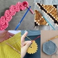thumbnail image 3 of CIYISON 5 Pcs Metal Crochet Hook Set Handmade Knitting Needle Beads Crochet Needle, 3 of 13