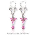 thumbnail image 3 of Jumpingount Piercings falsos Adorno de cuerpo encantador Adornos de senos de mujer Anillos de pezones de mariposas ajustables para mujer Rosa Type3 NO3 Jumpingount AP009425-04B, 3 of 6