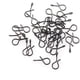 thumbnail image 3 of Broches rápidos sin nudos para pesca con mosca, broches sin nudos, broche de conexión de cambio rápido para moscas, anzuelos y señuelos, Color negro, paquete de 100, 3 of 5