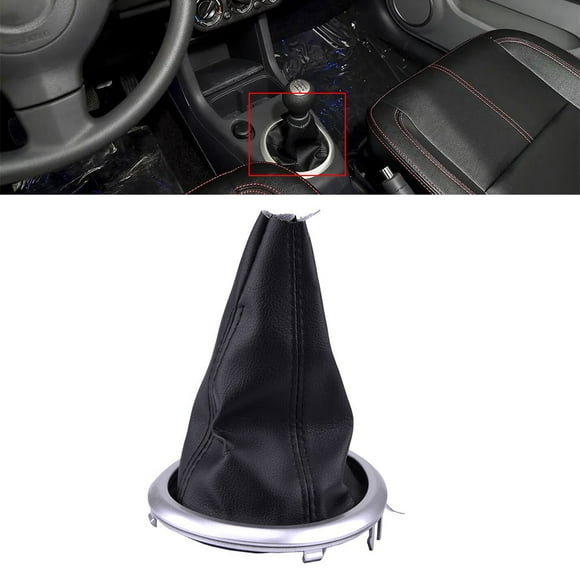 beisidaer For Suzuki Dust Cover 2005-2010 Car Gear Lever Dust Cover For Alto 2010-2015 For Sx4 2007-2013 Pu Leather & Plastic