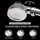 thumbnail image 3 of High Pressure Shower Head,Handheld Showerhead with ON/Off Full Shutoff Push Button Angle-Adjustable, 3 of 5