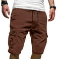 thumbnail image 1 of WILLBEST Pantalones Cortos Deportivos para Hombre, Pantalones Cortos Deportivos Informales de Verano de Talla Grande con Bolsillos y Cinco Puntos, 1 of 4