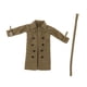 thumbnail image 3 of Gabardina en miniatura a escala 1:12 para cosplay, para vestir, figura masculina de moda. Verde, 3 of 9
