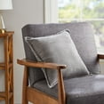 thumbnail image 4 of Mainstays Faux Suede Decorative Square Throw Pillow with Flange, 18" x 18", Grey, 4 of 7