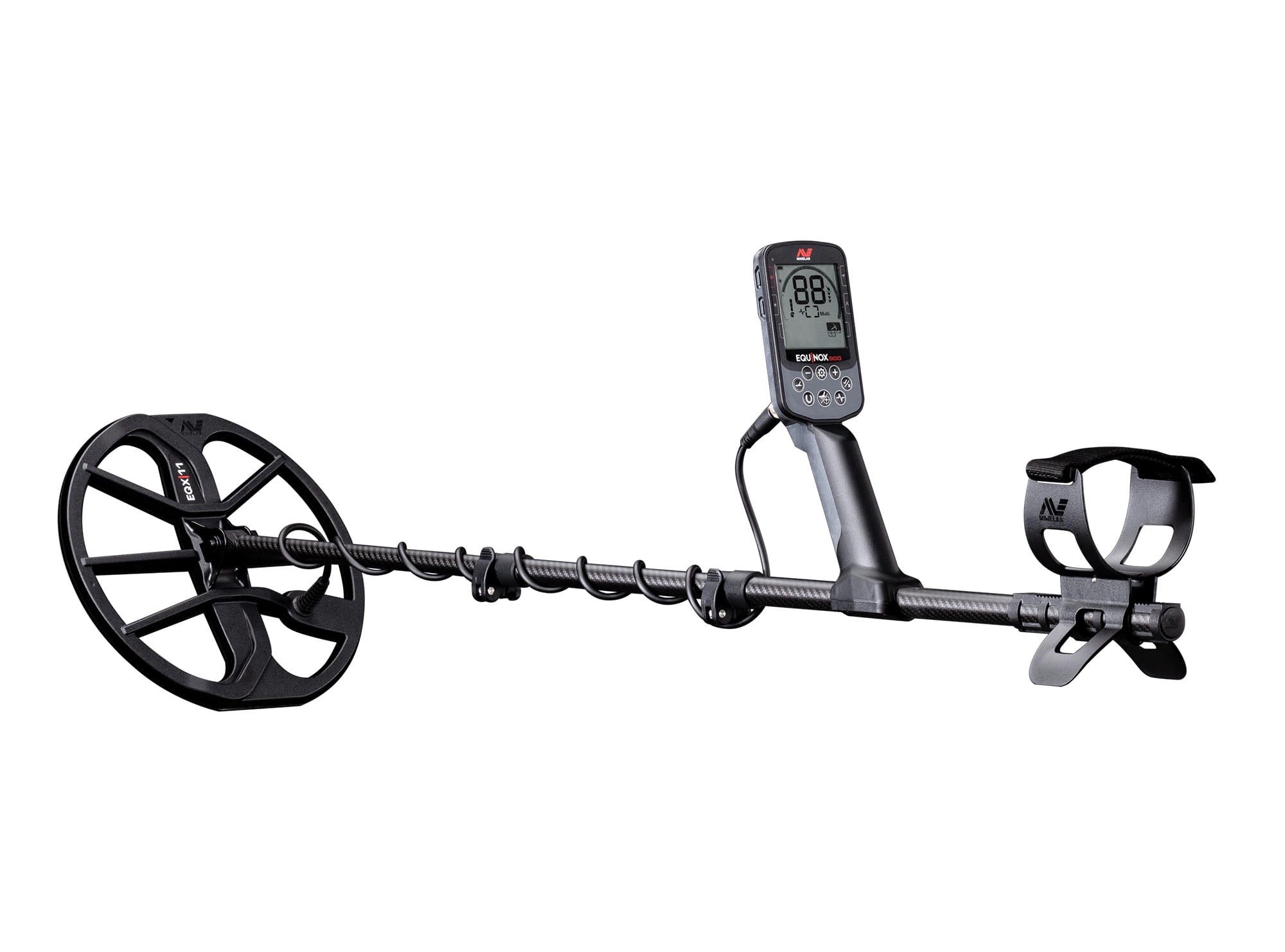 Minelab EQUINOX 900 Multi-IQ Metal Detector with 6", 11" and 15" Coils