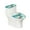 Beach Starfish Seashell, variant on FORUDESIGNS Marble Print Toilet Lid Cover and Toilet Tank Lid Cover 2 Pack Replacement Toilet Protector Covers with Elastic Bottom for Bathroom Decoration Accessories