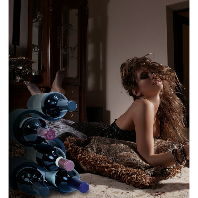 Cota Global Alexander Fir Wood Wine Barrel Rack, Freestanding