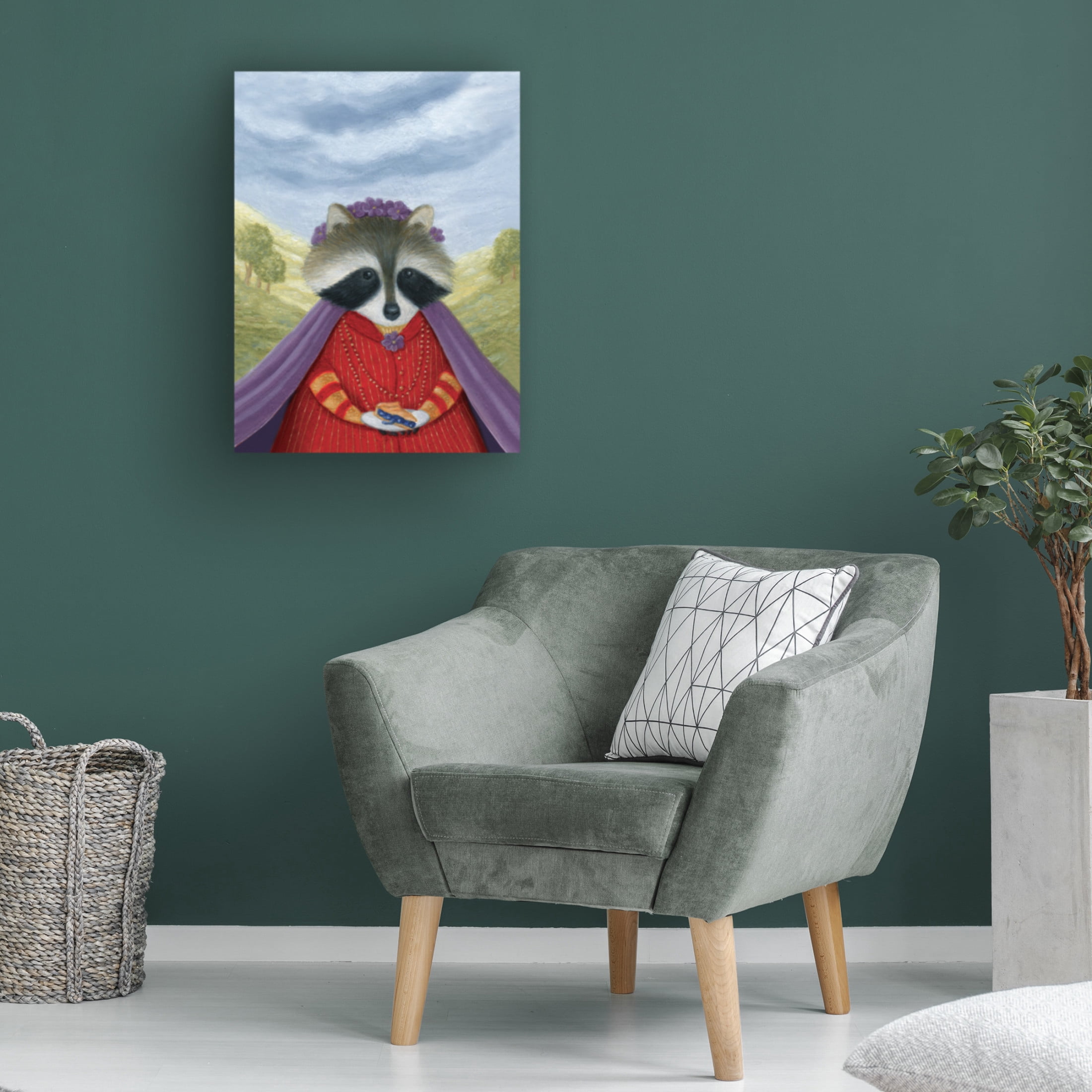 Canvas Wall Art - Gina Matarazzo 'Princess Bedelia Frothenbutton' Wall Art for Living Room, Bedroom, or Office Décor by Trademark Fine Art - 18 x 24 Inches