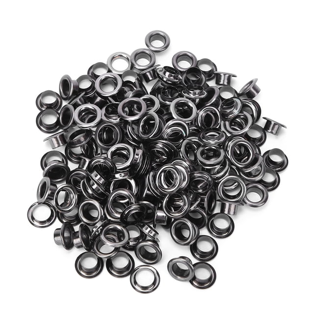 Oubit Grommet,100PCS 6mm Brass Double-Sided Craft Collection Clothing Accessories Multi-Functional