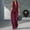 Wine, variant on Chuancc Womens Summer Jumpsuits Dressy Casual One Piece Outfits Sleeveless V Neck Wide Leg Pants Rompers with Pockets Black L