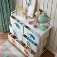 thumbnail image 6 of Kid Dresser with 6 Drawers Boy Storage Organizer Dresser for Baby Child with Wood Top Metal Frame for Living Room Bedroom Hallway, 6 of 9