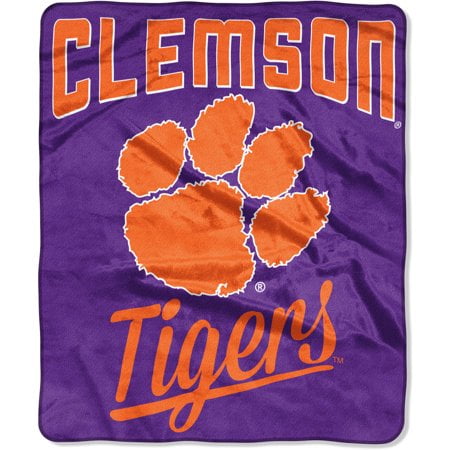 Clemson OFFICIAL Collegiate, "Alumni" 50"x 60" Raschel Throw by The Northwest Company