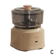 Premium portable electric garlic chopper, 25w powerful mini food processor with one-touch operation, safe food-grade pp material for onion, ginger & herbs, 5. 3x4 inch compact size