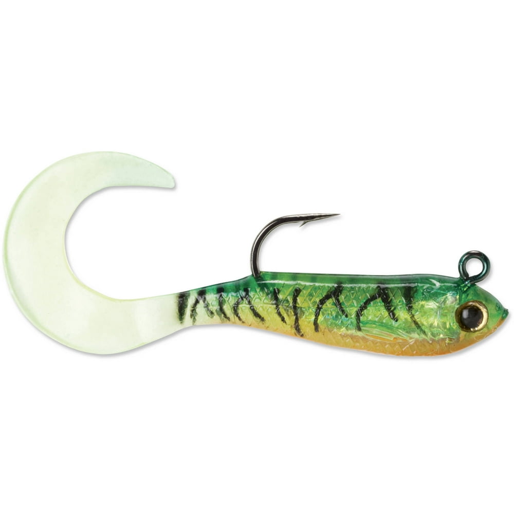 Storm WildEye Curl Tail Minnow 03 Fishing Lure 3" 1/8oz Firetiger 3pcs
