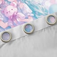 thumbnail image 4 of jejeloiu Cute Anime Girls Blackout Curtains Set of 2 (52x84 Each),Colorful Kawaii Balloon Window Curtains For Princess Teens, 4 of 6