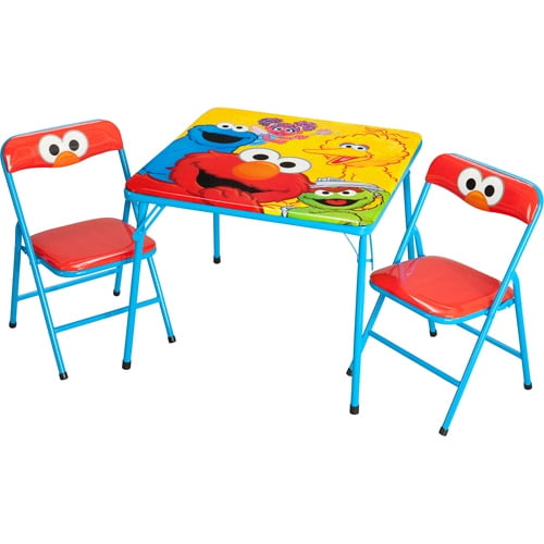 elmo table and chairs walmart