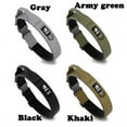 thumbnail image 5 of KBOOK Tactical Dog Collar for Medium Large Dogs Heavy Duty Metal Buckle Adjustable Training Dog Collar with Handle (Army Green,M), 5 of 7