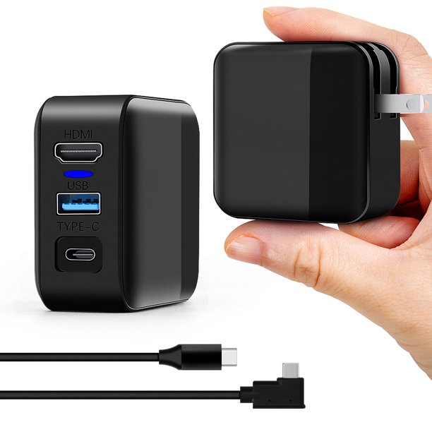 Kkmoon Tv Dock With Ac Adapter Changer Replacement For Nintendo Switch 3 In 1 Multifunctional Covert Tv Docking Station With Type C Usb Port Walmart Com Walmart Com