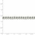 thumbnail image 4 of White Sterling Silver necklace Box chain Ball (Beaded) 18 in 6.1 mm, 4 of 5
